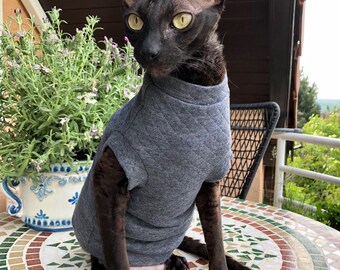 Kotomoda CAT WEAT Turtleneck maxi Pajamas Dark gray