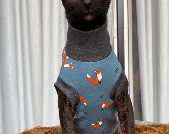 Kotomoda CAT WEAR Turtleneck Foxes