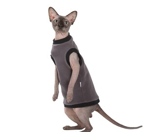 Kotomoda CAT WEAR Pullover Taup fleece