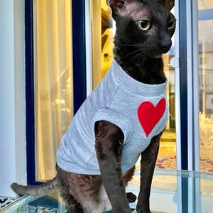 Kotomoda CAT WEAR t-shirt I love you light grey