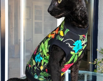 Kotomoda CAT WEAR t-shirt Night flowers