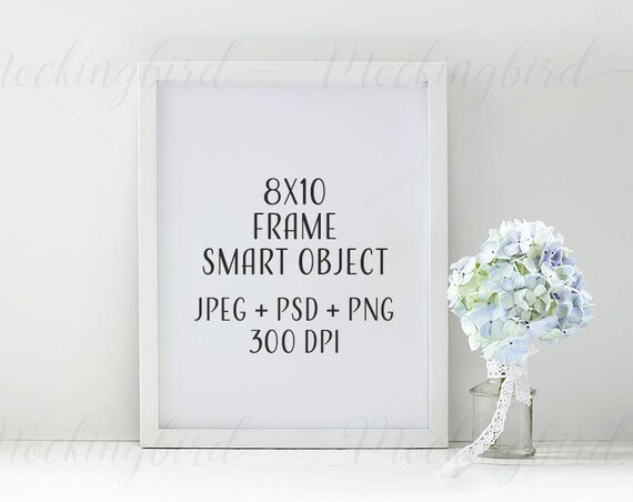 Frame Mockup 8x10 Frame Floral Feminine Mockup Wedding Mock