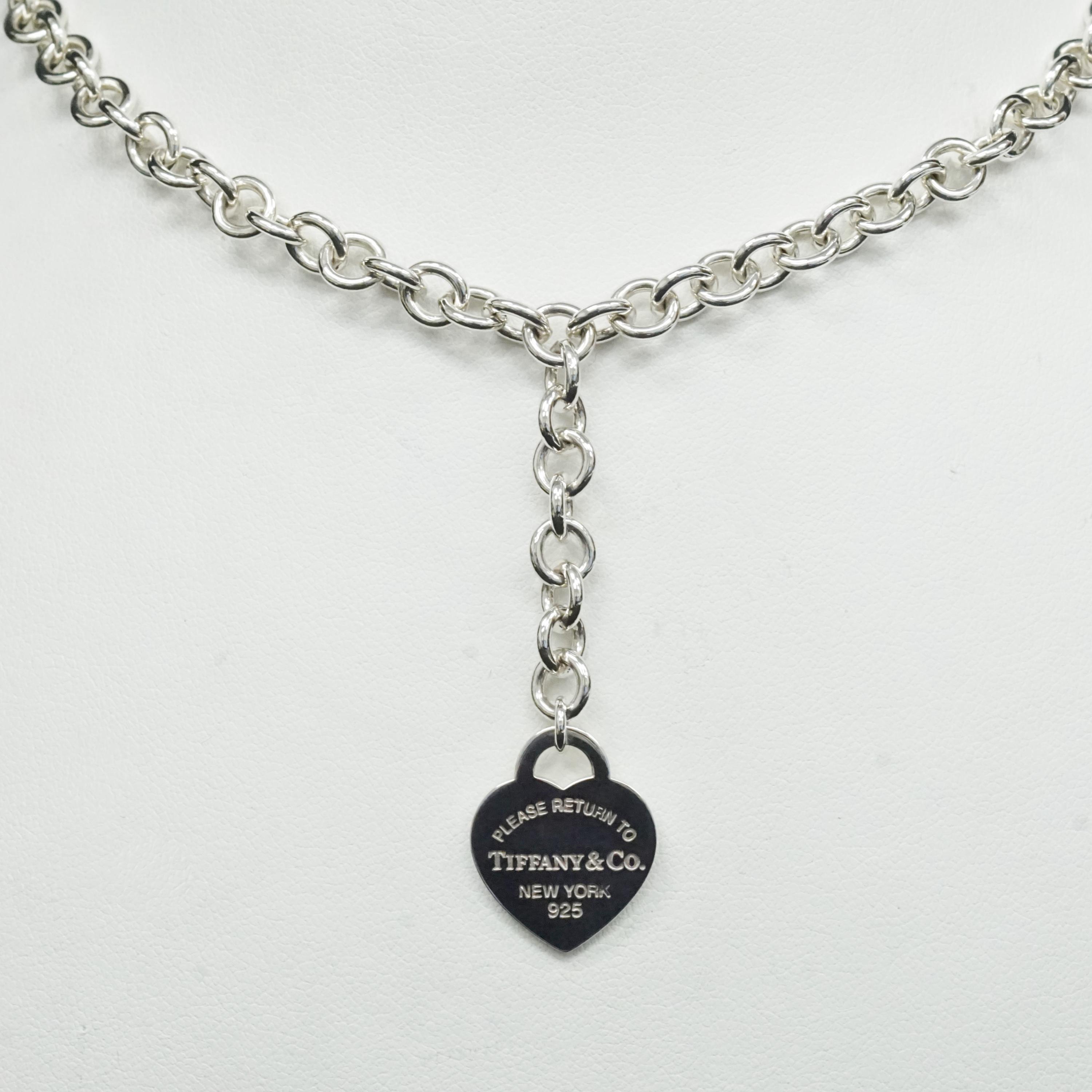 Tiffany & Co Return to Tiffany New York Heart Tag Charm Lariat