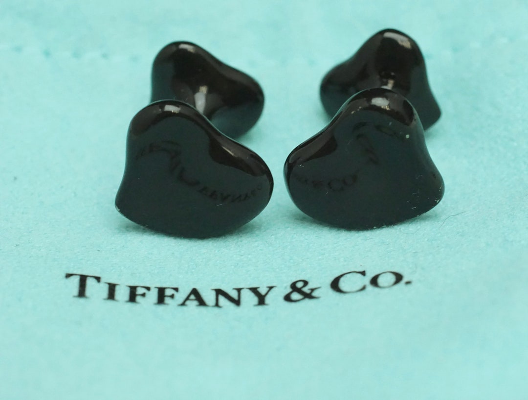 [Tiffany] ティファニー Elsa Peretti ブラックカボションリング Tiffany & Co Estate Elsa Peretti Glossy Black Jade Eternal