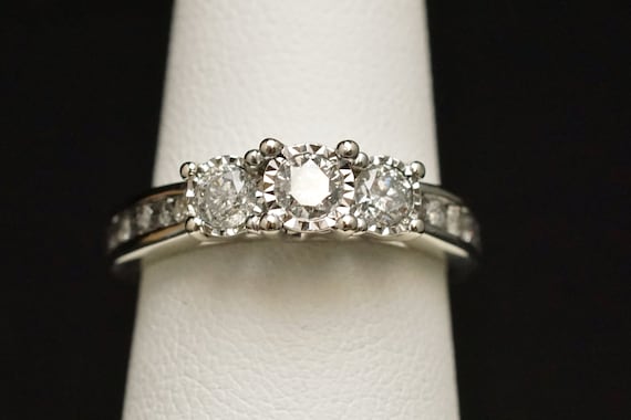 10k zei white gold ring discount