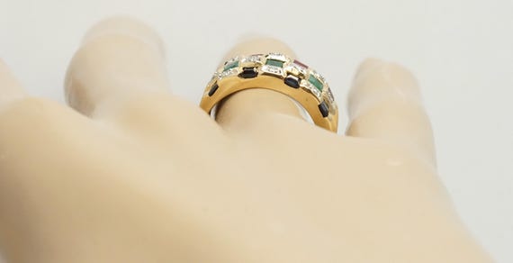 Levian Le Vian Ruby, Emerald, Blue Sapphire & Dia… - image 9