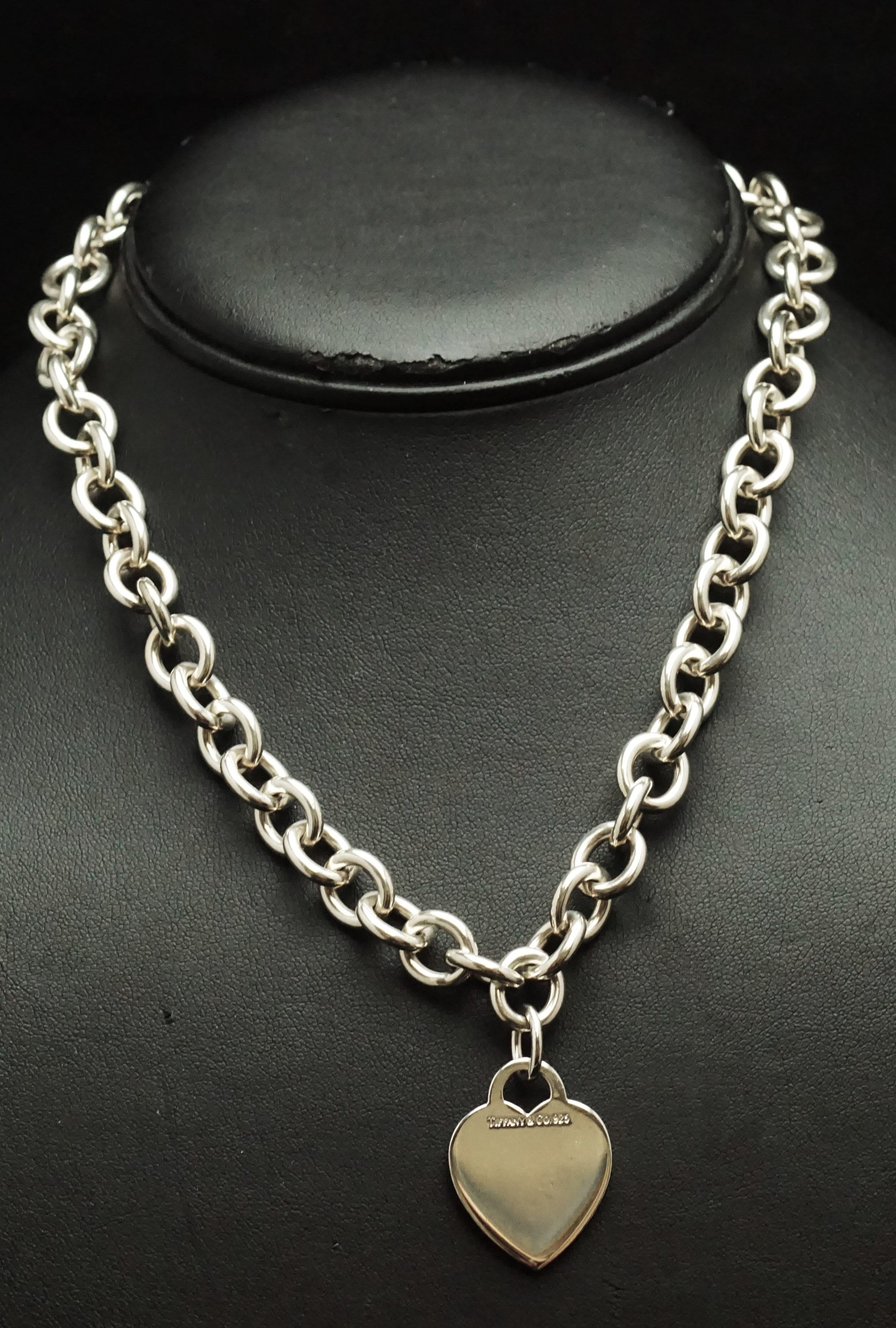 アクセサリー Tiffany necklace Tiffany & Co Sterling Silver 925 Link Choker Necklace With
