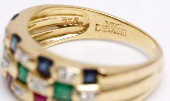 Levian Le Vian Ruby, Emerald, Blue Sapphire & Dia… - image 6