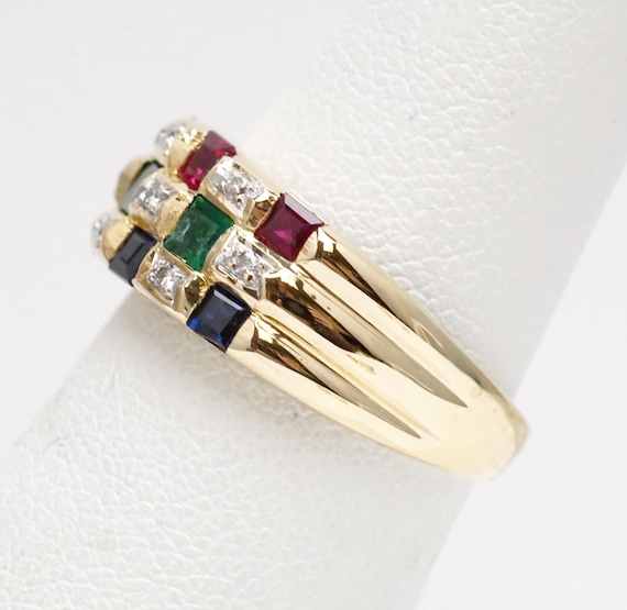 Levian Le Vian Ruby, Emerald, Blue Sapphire & Dia… - image 3