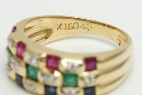 Levian Le Vian Ruby, Emerald, Blue Sapphire & Dia… - image 7