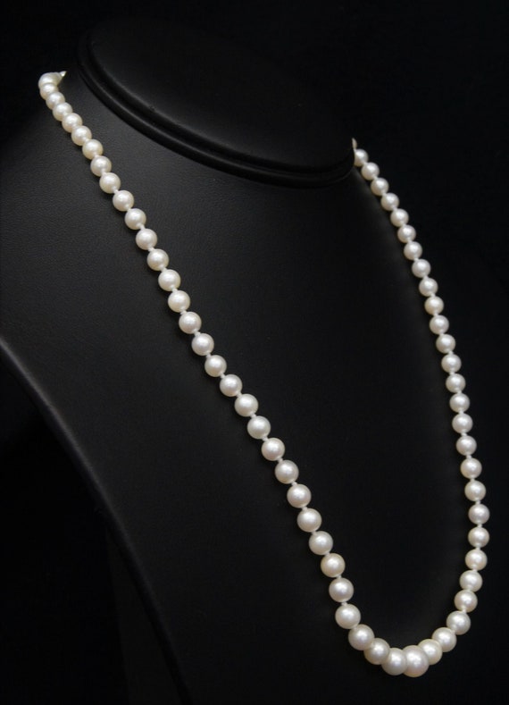 4.5mm- 8mm Graduated Freshwater Cultured Pearl Single Strand