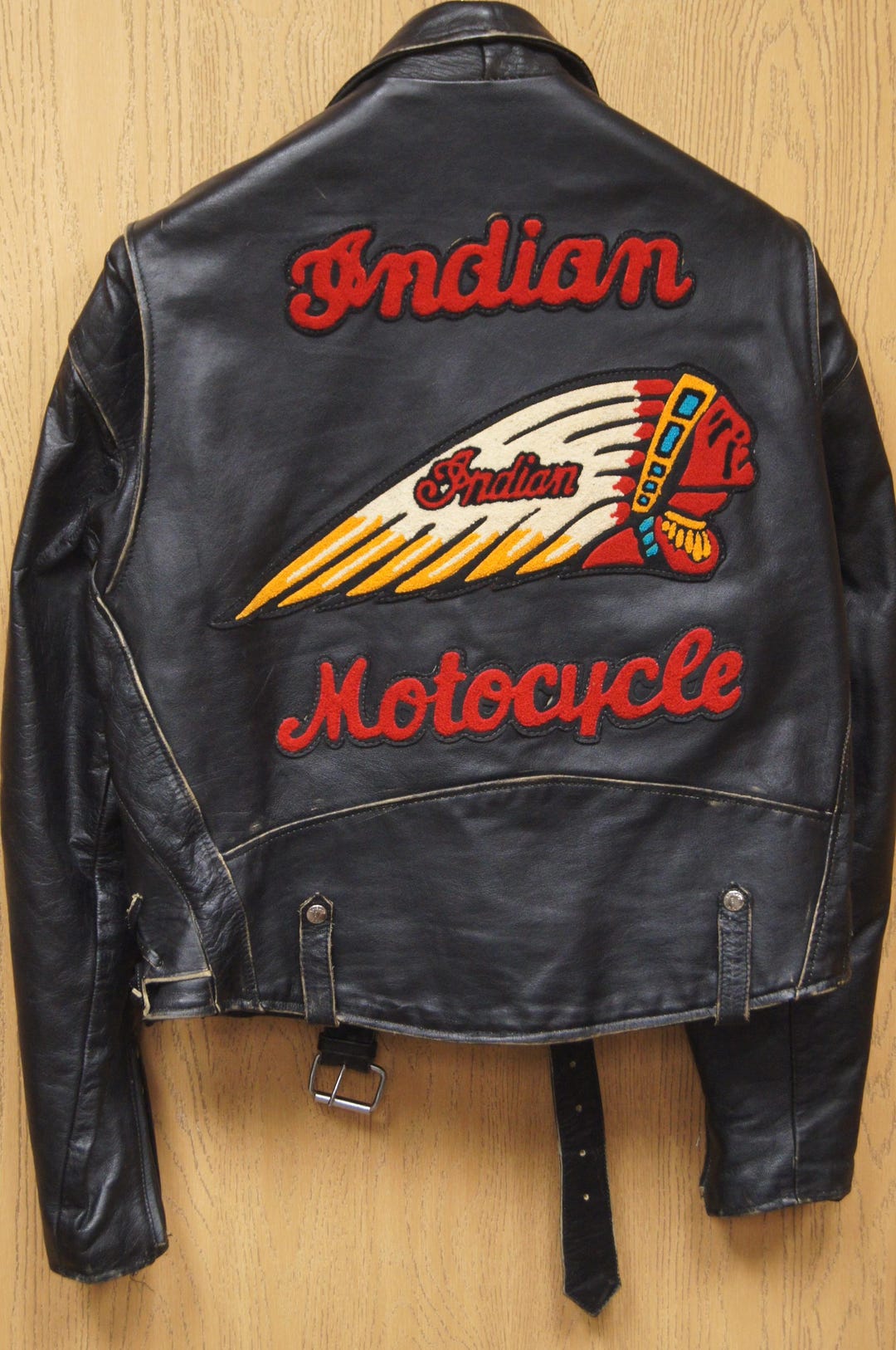 Indian Ranger True Vintage Leather INDIAN MOTORCYCLE Jacket by Vanguard Leather of ...