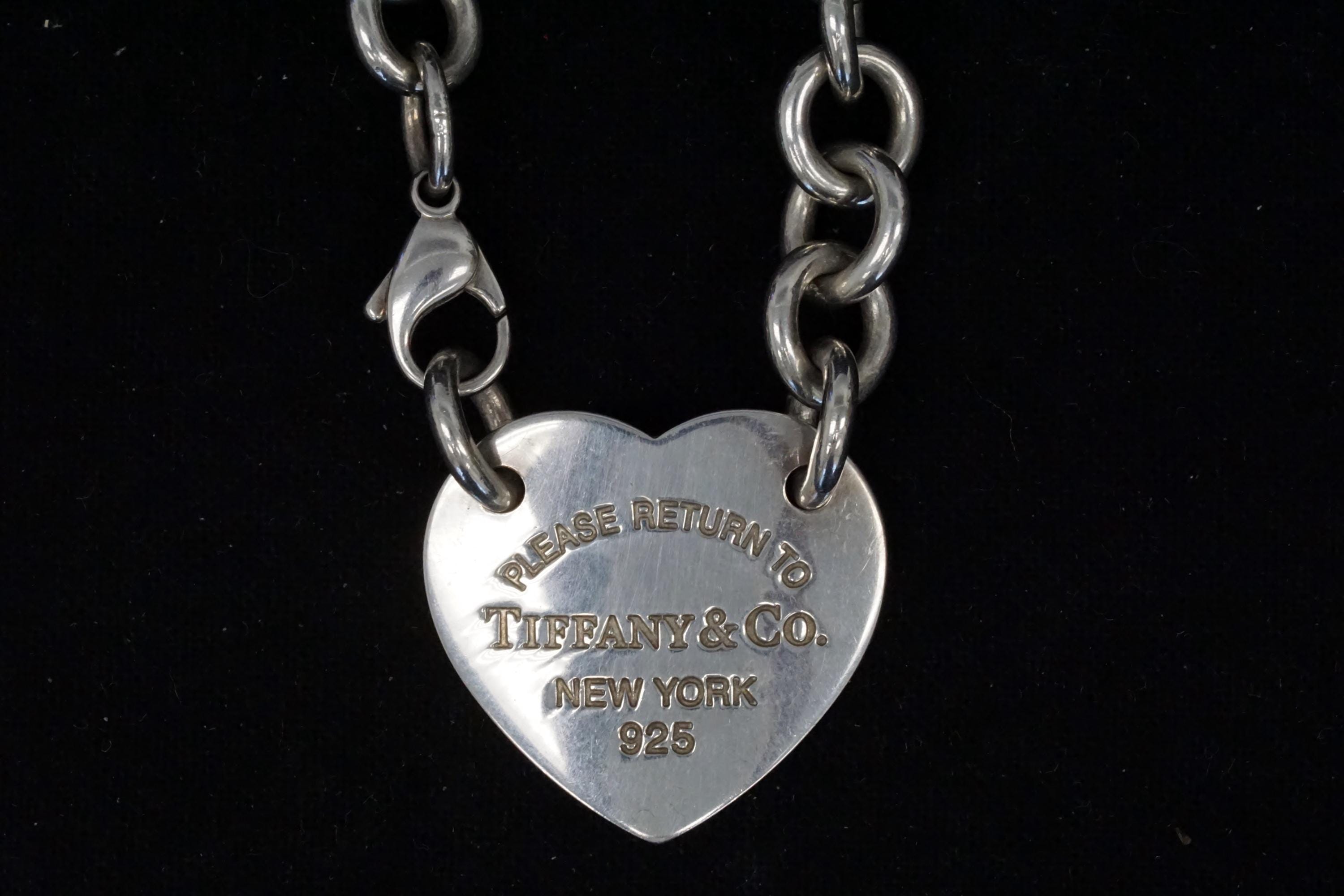 Tiffanys and Co Heart Choker - Etsy