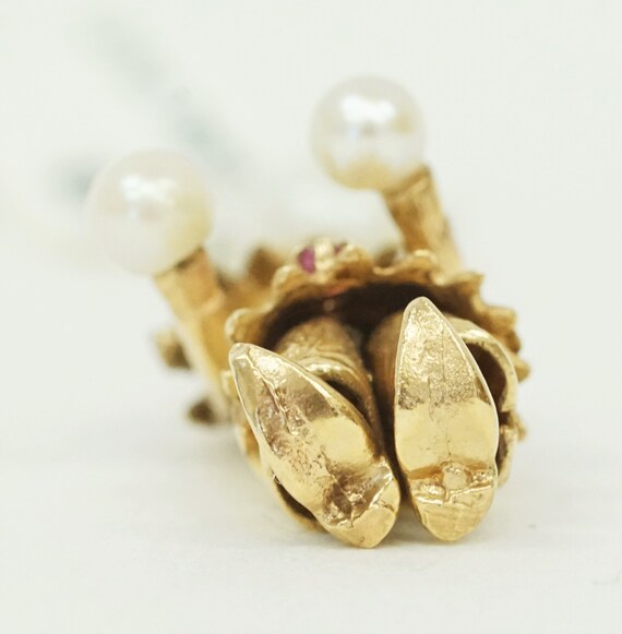 Awesome Vintage 14K Yellow Gold Articulated Clown… - image 3