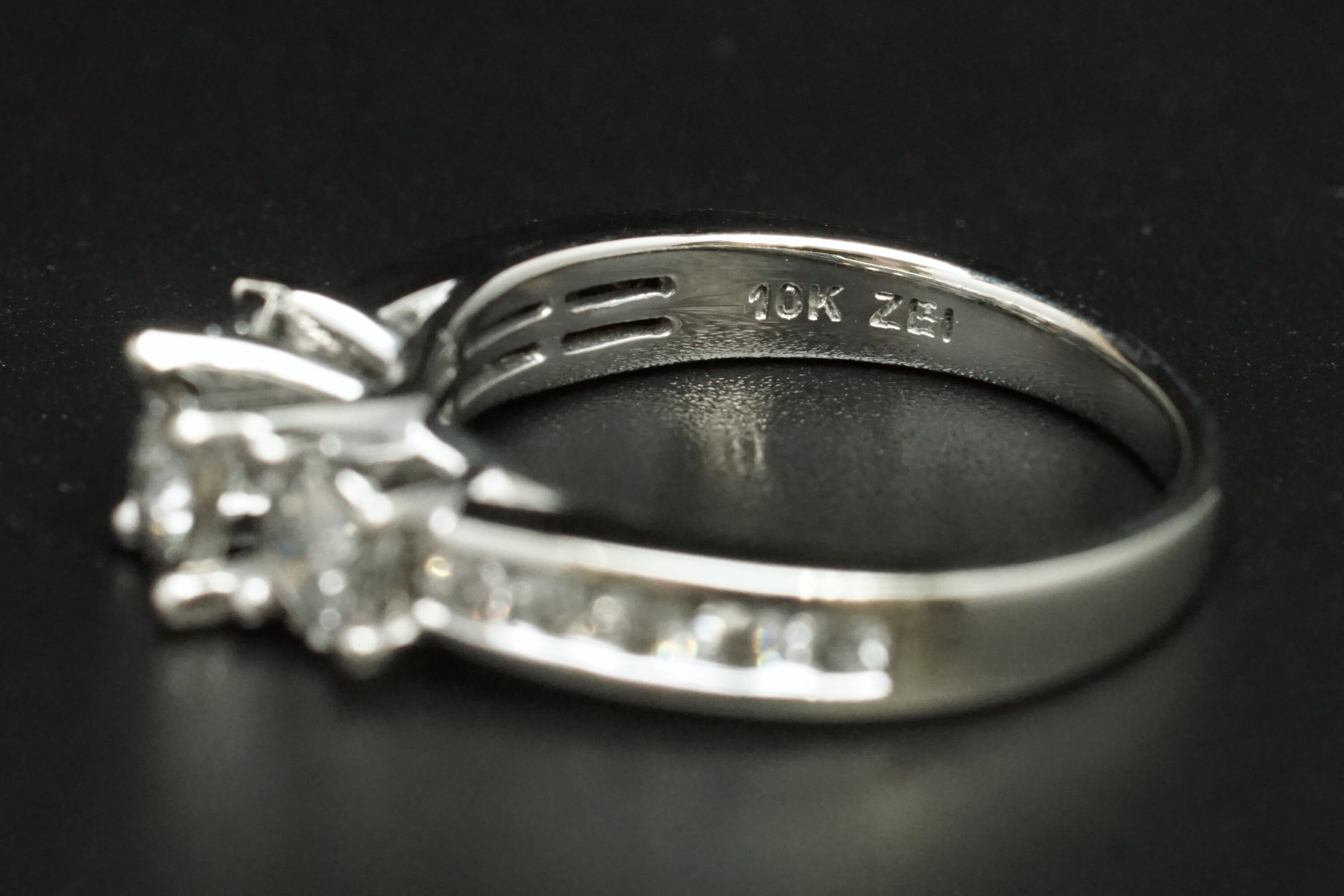 10k zei white gold ring discount