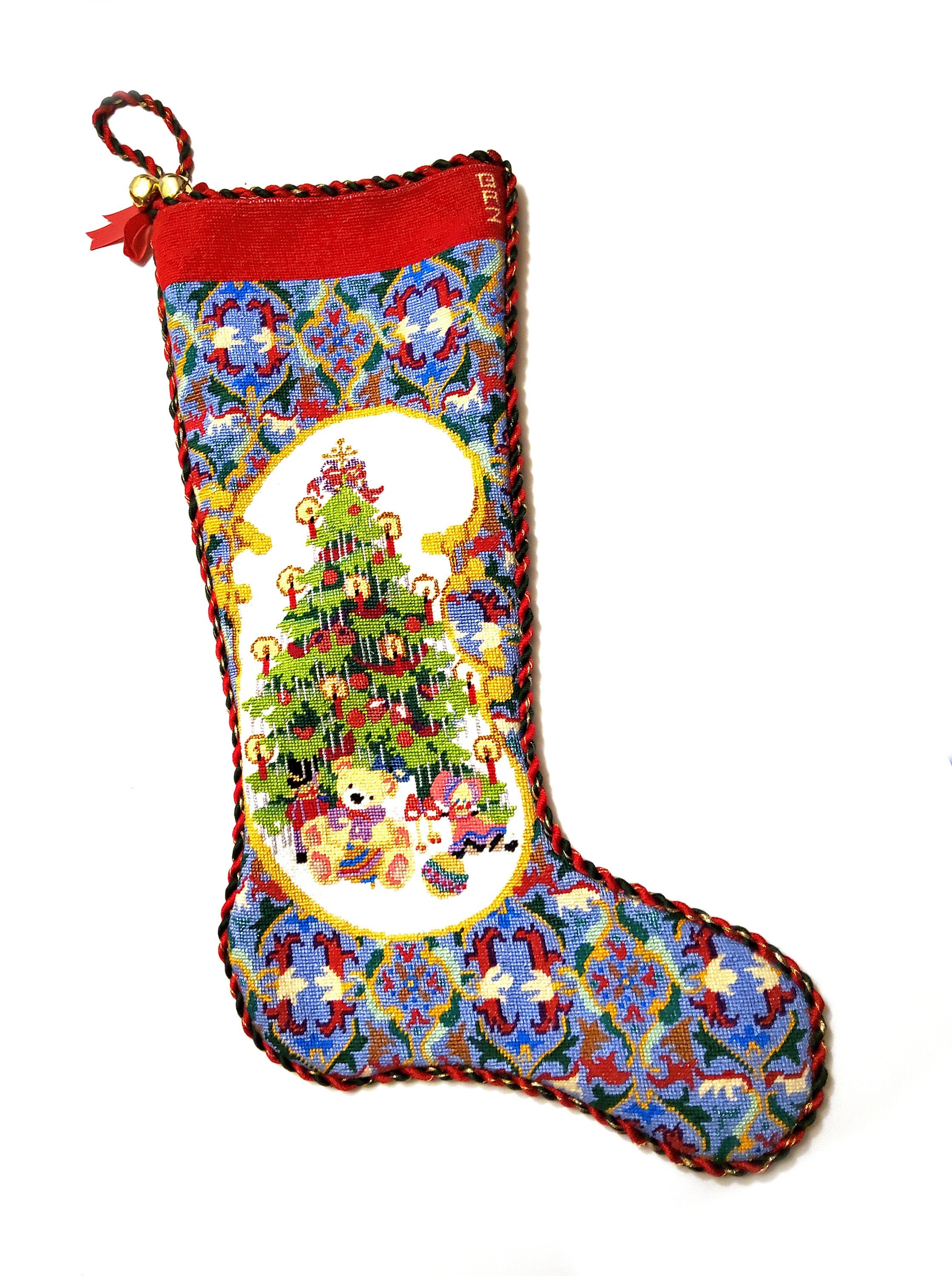 DIY Dimensions Santas Arrival Christmas Counted Cross Stitch Stocking Kit  8683 