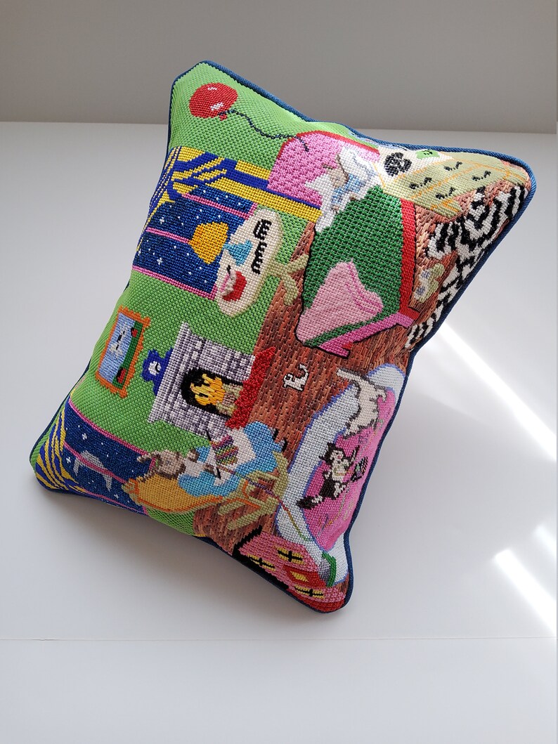 Needlepoint Finishing Services Knife Edge Pillows With Etsy