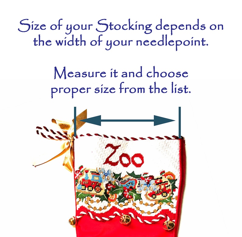 Needlepoint Finishing Service Christmas Stocking With Etsy