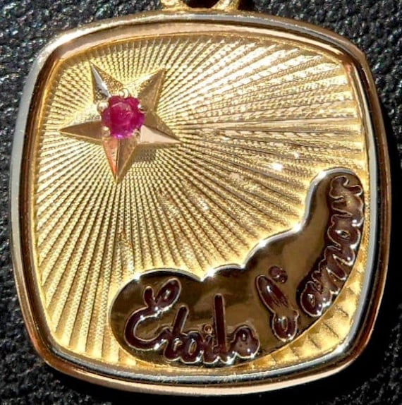 Vintage French Etoile D Amour Charm Love Etsy