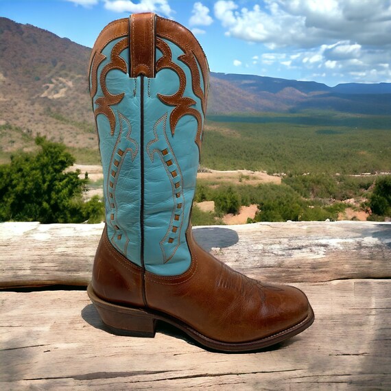 Vintage Boulet Canada Cowboy Western Boots Sz 8.5… - image 2
