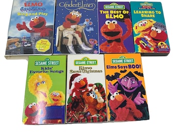 Sesame Street Vhs Tapes Etsy Sesame Street Vhs Tapes Etsy