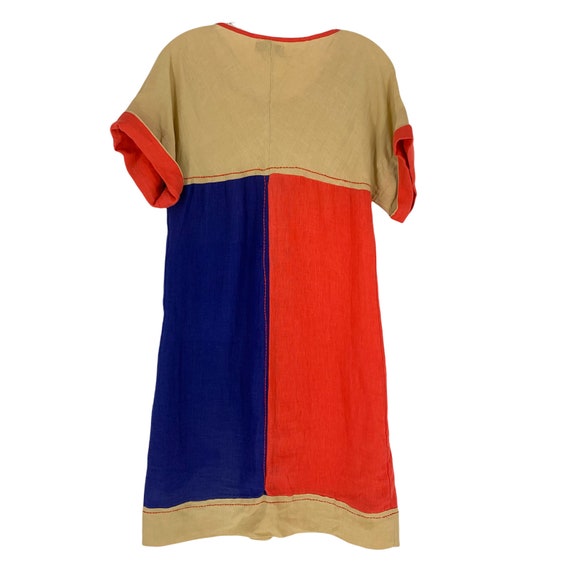 Vintage Roberta Freymann Dress Sz S Colorblock Li… - image 6