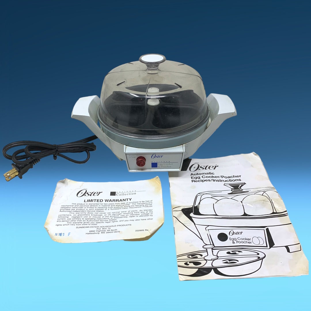 Vintage Oster Designer Electric Egg Cooker & Poacher Model Etsy