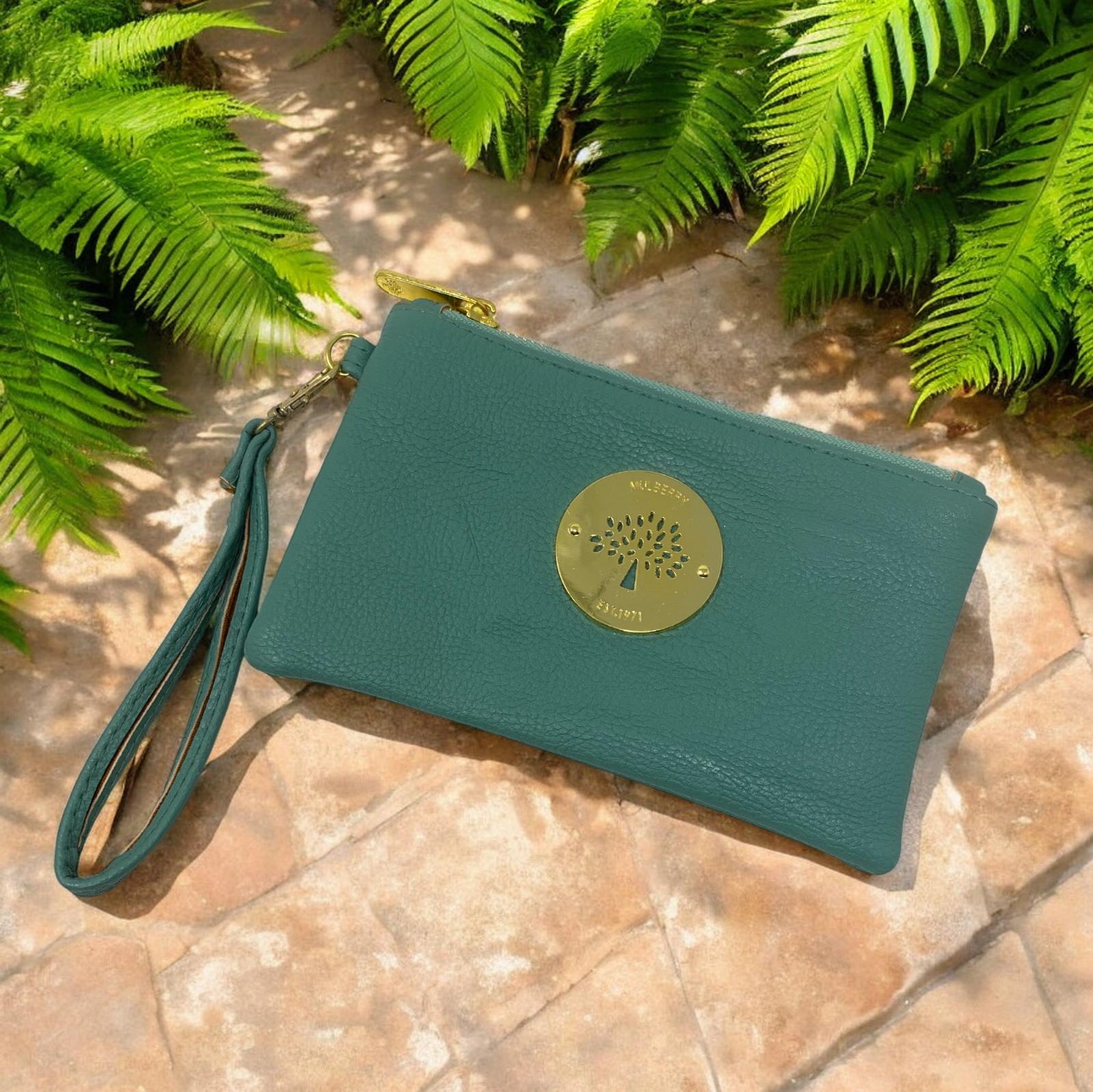 Green mulberry purse sale