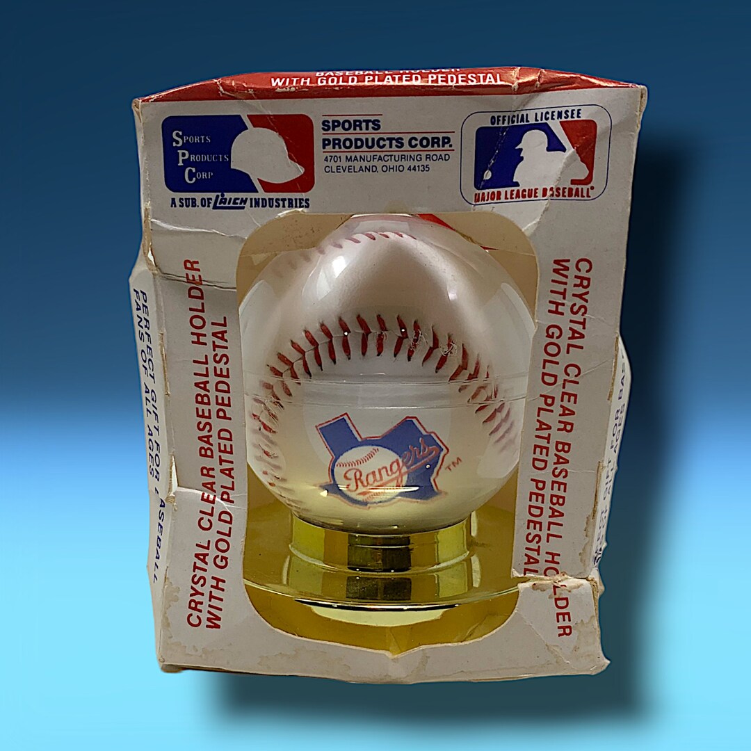 Vintage 1988 Texas Rangers Souvenir Baseball Sports Products Corp. MLB ...