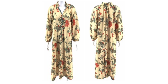 Vintage Floral MuuMuu Caftan Kaftan House Dress Ho