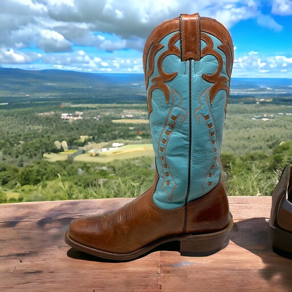 Vintage Boulet Canada Cowboy Western Boots Sz 8.5… - image 3
