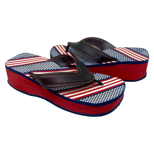 Patriotic Sandals Women Etsy