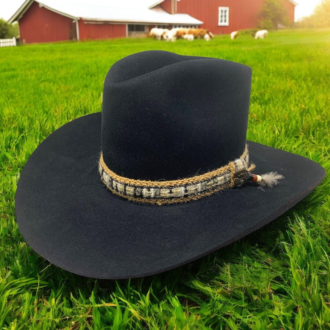 Resistol Self-conforming Stagecoach Black Wool Felt Western Cowboy Hat ...