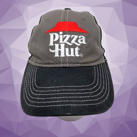 Vintage Pizza Hut Branded Embroidered Mesh Back T… - image 1