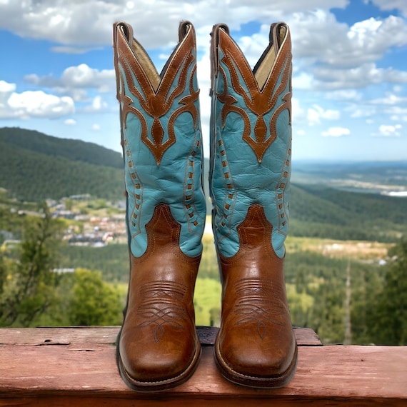 Vintage Boulet Canada Cowboy Western Boots Sz 8.5… - image 5