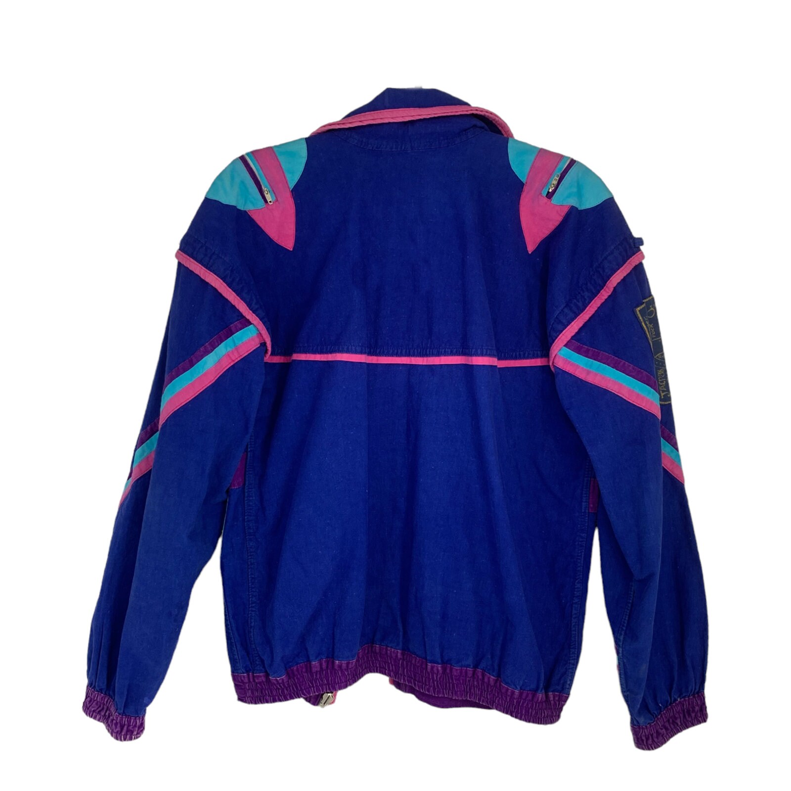 Vintage 1980's Jakpac Colorblock Neon Packable Cotton Jacket Windbreaker Sz S - Etsy Vintage 1980's Jakpac Colorblock Neon Packable Cotton Jacket Windbreaker Sz S - Etsy