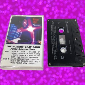 The Robert Cray Band-False Accusations-Cassette Tape - 1985 Stony Plain Records