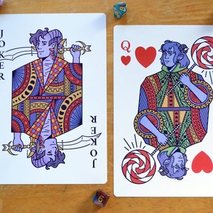 Kritische Rolle Tiefling Spielkarte Drucke