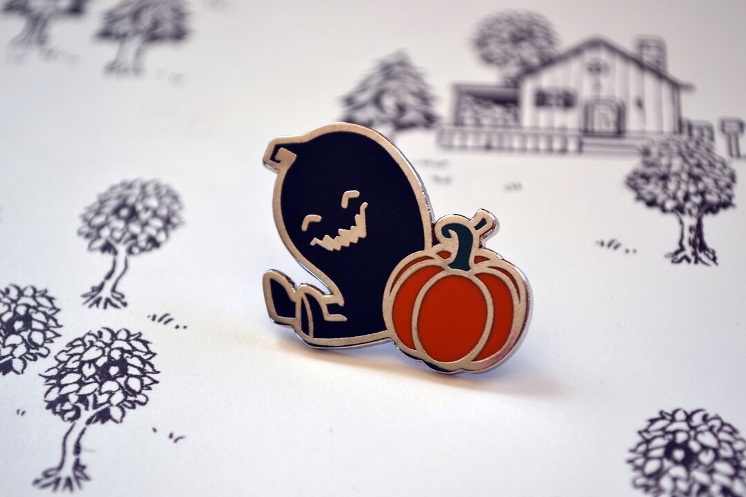 Stardew Valley Krobus and Friends ピン Stardew Valley - Silver Plated Enamel Krobus Sewer Hinge Pin🕳️