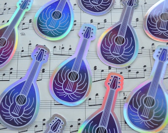 Dorian's Lute Holographic Sticker