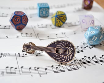 Laúd de Dorian - Pin de esmalte