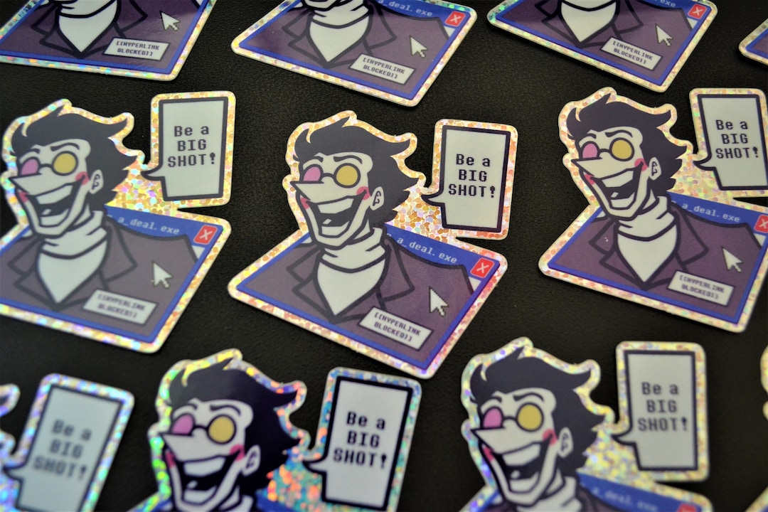 Spamton Sticker Spamton Deltarune Sticker - Etsy