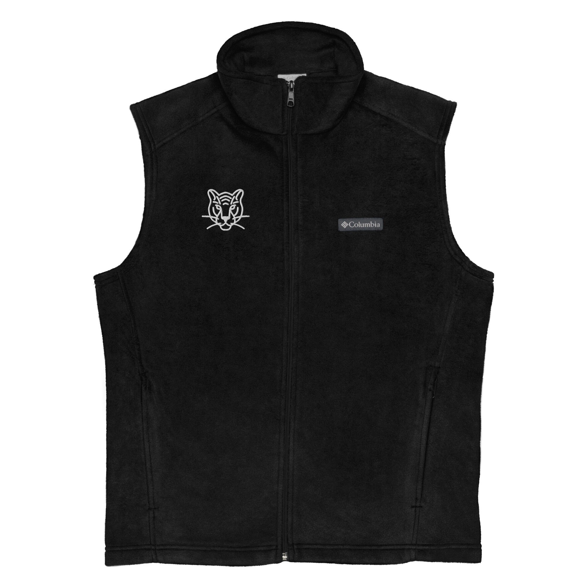 black fleece vests