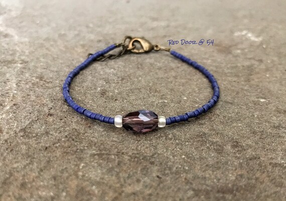 Bead Bracelet For Women Dainty Bracelet Miyuki Delica Seed Etsy