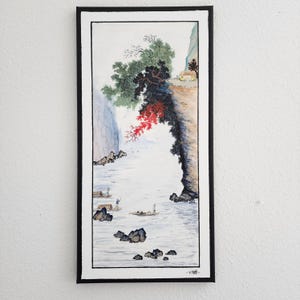 Ink Art Chinese Village