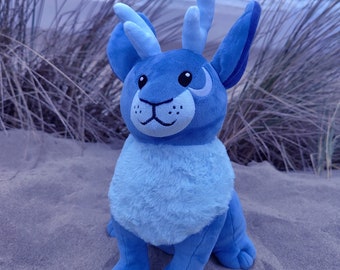 Blue Moon Jackalope • Glow in the Dark Plushie