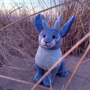 Blue Moon Jackalope • Glow in the Dark Plush Toy