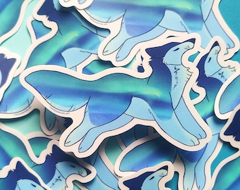 Aurora Husky • Vinyl Sticker