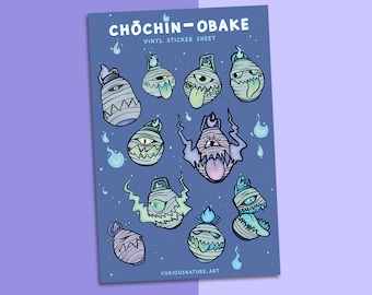 Chochin-obake • Vinyl Sticker Sheet