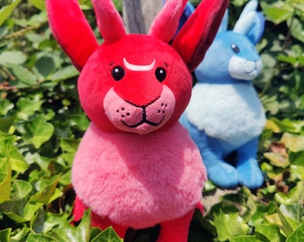 Blood Moon Jackalope • Glow in the Dark Plush Toy